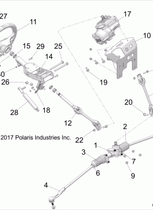 STEERING POWER STEERING ASM. - Z18VGE99AK / AW / BK / BW (C700110-1)