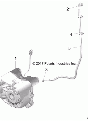 DRIVE TRAIN FRONT GEARCASE VENTING - Z18VGE99AK / AW / BK / BW (C700103-1)