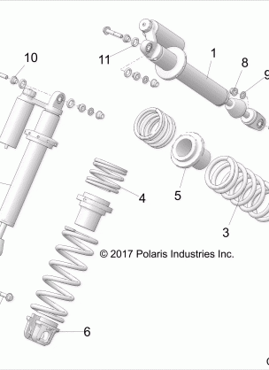 SUSPENSION FRONT SHOCK MOUNTING - Z18VGE99AK / AW / BK / BW (C700110-4)