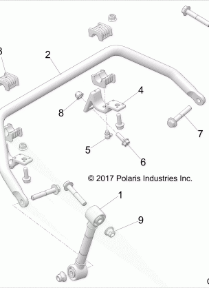 SUSPENSION FRONT STABILIZER BAR- Z18VGE99AK / AW / BK / BW (C700110-5)