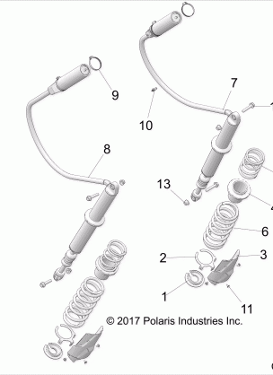 SUSPENSION REAR SHOCK MOUNTING - Z18VGE99AK / AW / BK / BW (C700111-2)