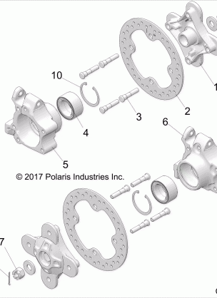 SUSPENTION REAR CARRIER - Z18VGE99AK / AW / BK / BW (C700111-4)