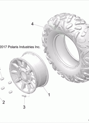 WHEELS FRONT - Z18VGE99AK / AW / BK / BW (C700112-1)