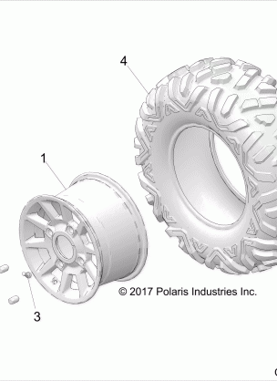 WHEELS REAR - Z18VGE99AK / AW / BK / BW (C700112-2)