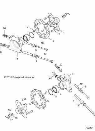 SUSPENSION REAR CARRIER - R18RHE99NK (702251)