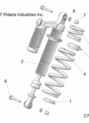 SUSPENSION REAR SHOCK MOUNTING - R18RHE99NK (C700134)