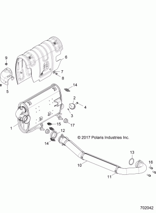 ENGINE EXHAUST SYSTEM - Z18VHE57BV (702042)