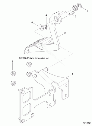 BRAKES PEDAL and MASTER CYLINDER - Z18VHE57BV (701242)