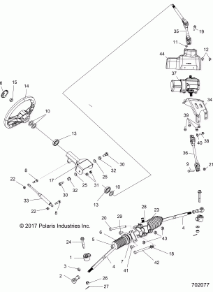 STEERING STEERING ASM. - Z18VHE57BV (702077)