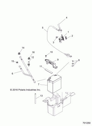 ELECTRICAL BATTERY - Z18VHE57BV (701250)