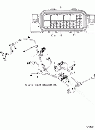 ELECTRICAL WIRE HARNESS - Z18VHE57BV (701260)