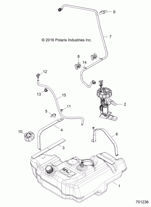 BODY FUEL TANK - Z18VHE57BV (701236)