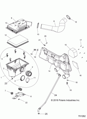 ENGINE AIR INTAKE SYSTEM - Z18VHE57BV (701262)