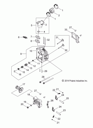 ENGINE CYLINDER HEAD - Z18YAV17B2 / B8 / N2 / N8 (49RGRCYLINDER15RZR170)