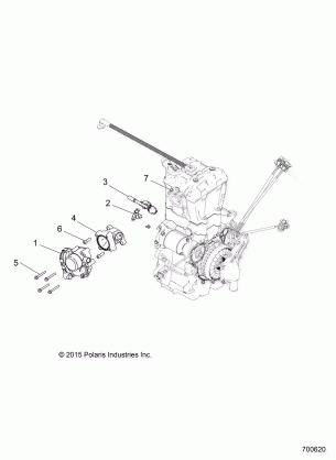 ENGINE THROTTLE BODY and FUEL RAIL - R18RM250B1 (700618)