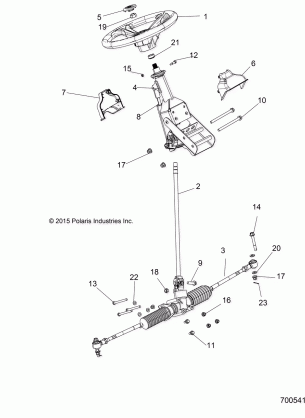 STEERING STEERING ASM. - R18RM250B1 (700541)