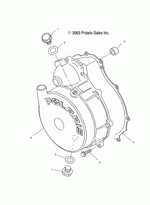 FLYWHEEL COVER - A10RD50AA (4981798179E04)