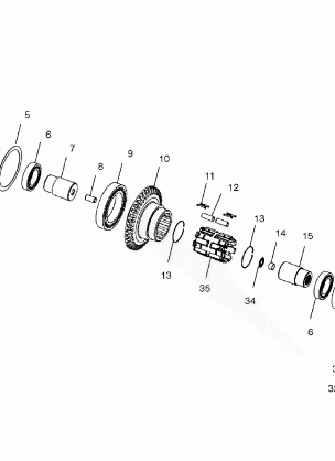 FRONT HOUSING MOUNTING - A10RD50AA (4970977097C12)