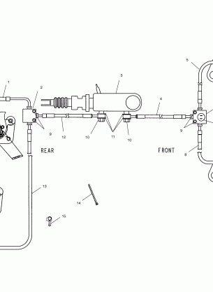 BRAKE LINES-MASTER CYLINDER - A10RD50AA (4970977097B13)