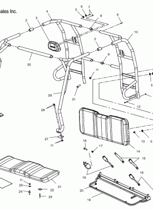 CAB FRAME - A10RD50AA (4970977097A03)