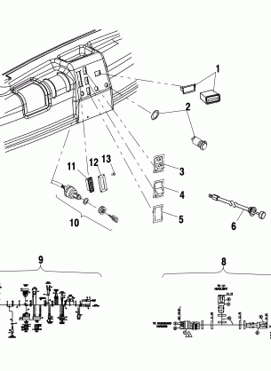 DASH INSTRUMENTS and CONTROLS  - A10RF50AB (4970927092A06)