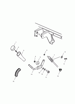 GEAR SELECTOR / DIFFERENTIAL LOCK - A10RF50AB (4970927092D04)