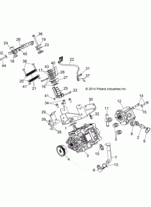 DRIVE TRAIN DRIVE PUMP - R151DPD1AA / 2D (49BRUTUSPUMPDRV14)