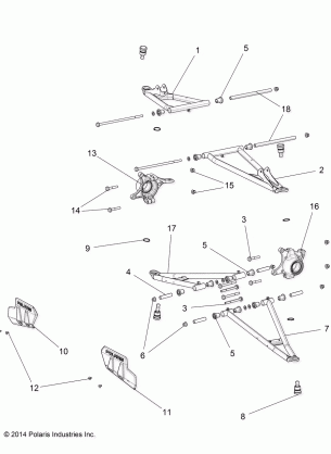 SUSPENSION FRONT CONTROL ARMS - R15RTAD1FA (49RGRSUSPFRT151KDSL)