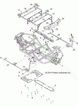 CHASSIS FRAME - R15RUA57AA / E57AC (49RGRFRAME15FSCRW)