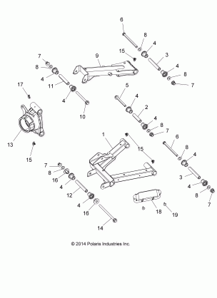 SUSPENSION REAR CONTROL ARMS - Z15VA87 ALL OPTIONS (49RGRSUSPRR15Z90050)