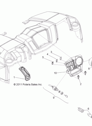 ELECTRICAL DASH INSTRUMENTS and CONTROLS - R15RAA76AA / AJ (49RGRDASH126X6)