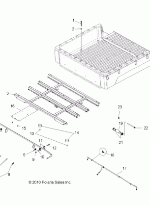 BODY BOX MOUNTING - R15RAA76AA / AJ (49RGRBOXMOUNTING116X6)