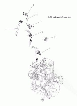 ENGINE FUEL INJECTOR - R15RAA76AA / AJ (49RGRFUELINJECT116X6)