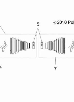 DRIVE TRAIN MID DRIVE SHAFT - R15RAA76AA / AJ (49RGRSHAFTDRVMID116X6)