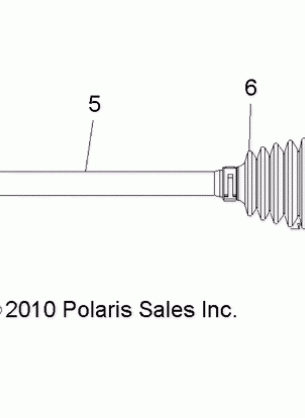 DRIVE TRAIN REAR DRIVE SHAFT - R15RAA76AA / AJ (49RGRSHAFTDRIVERR116X6)