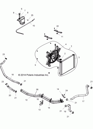 ENGINE COOLING SYSTEM - Z15VDE99AT / AL / AV / AW / LP / EW / AO / AP / AZ / NV / NW / K99AA / AU (49RGRCOOL15Z90060)