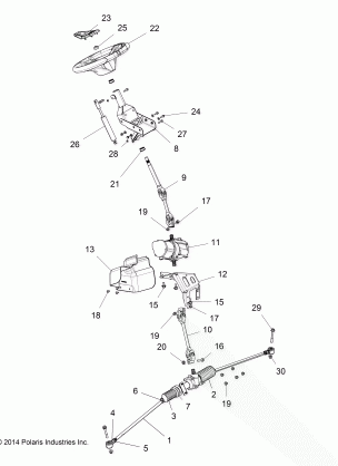 STEERING STEERING ASM. - Z15VFE99AT / AV (49RGRSTEERING1510004)