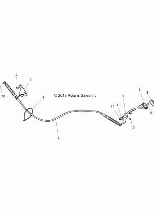 DRIVE TRAIN GEAR SELECTOR - Z15VFE99AT / AV / AP (49RGRGEARSELECT14RZR1000)