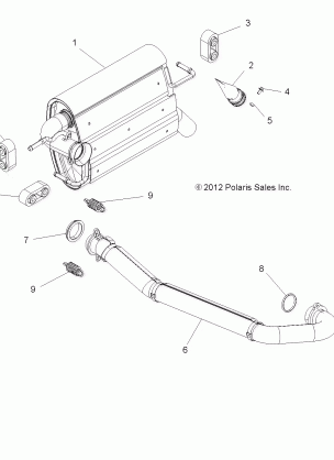 ENGINE EXHAUST SYSTEM - Z15VHA57AJ / E57AS / AK (49RGREXHAUST13RZR570)