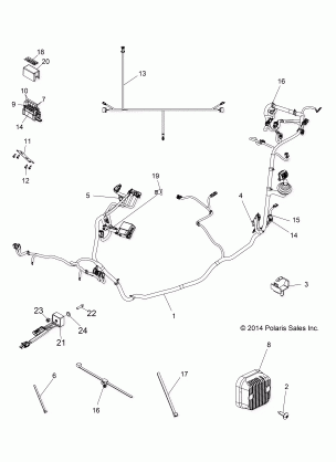 ELECTRICAL WIRE HARNESS - Z15VHA57FJ (49RGRHARNESS15570EU)