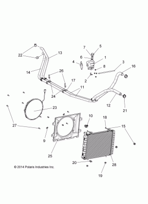 ENGINE COOLING SYSTEM - R15RMA32AA / AJ (49RGRCOOL15325)