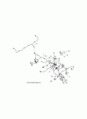 ELECTRICAL WIRE HARNESSES - R15RMA32AA / AJ (49RGRHARNESS15325)