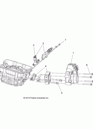 ENGINE THROTTLE BODY AND FUEL RAIL - R15RMA32AA / AJ (49RGRTHROTTLEBODY15325)