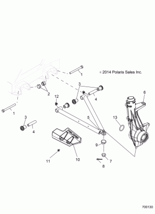 SUSPENSION A-ARM and STRUT MOUNTING - R15RMA32FA (700130)