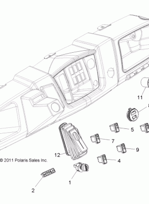 ELECTRICAL DASH INSTRUMENTS and CONTROLS - R15RMAEGJ / GC / EJ (49RGRDASH12EV)