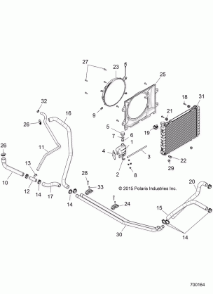 ENGINE COOLING SYSTEM - R15RNA57AA / AC / AR / E57AS (700164)