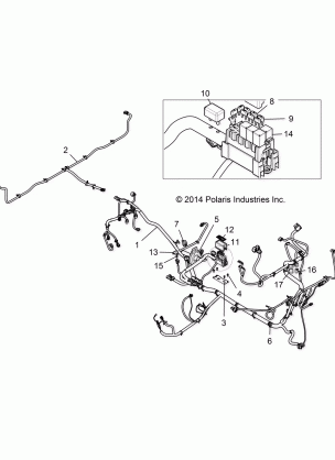 ELECTRICAL HARNESS - R15RTA / E87 ALL OPTIONS (49RGRHARNESS15900XP)