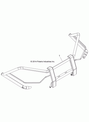 BODY FRONT BRUSH GUARD - R15RTA / E87A5 (49RGRBRUSHGUARD15900XP)