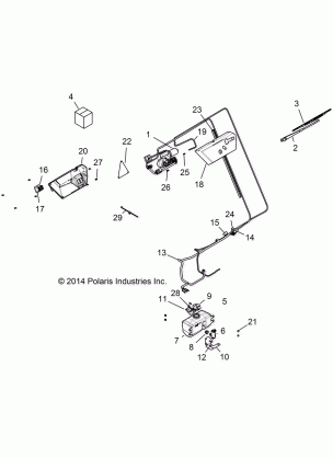 BODY WINDSHIELD WIPER - R15RTA / E87A2 (49RGRWIPER14)