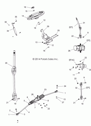 STEERING STEERING ASM. - R15RTA / E87 ALL OPTIONS (49RGRSTEERING15900XP)